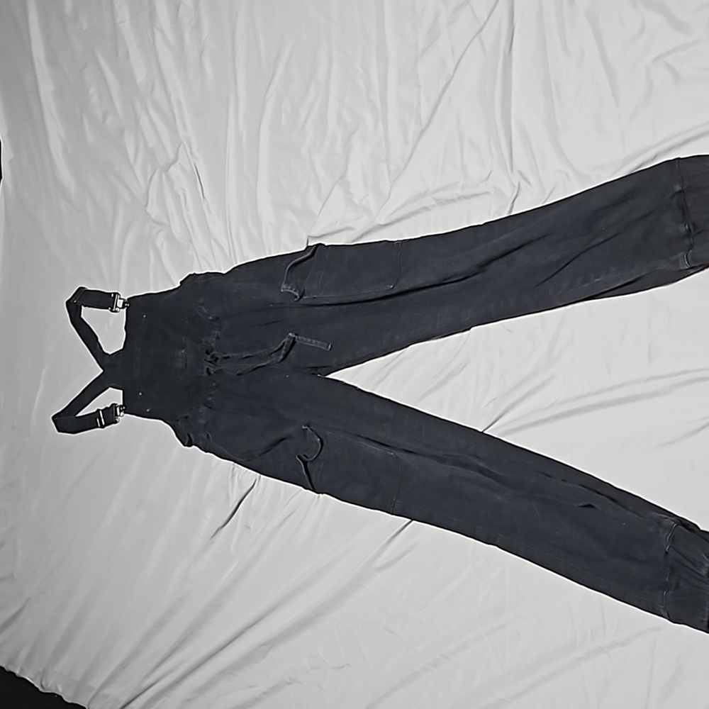 Black overalls